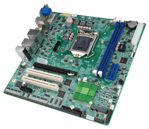 Промышленная материнская плата IMB-H110, форм-фактор mATX, сокет Intel LGA 1151, до 64Гб DDR4 - 2133, VGA/DVI-I/LVDS, 2x GbE LAN, 12x COM, 12x USB, 4x