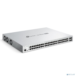 TP-Link S5500-48GP4XF Управляемый коммутатор Omada Pro уровня 2+ с 48 гигабитными портами PoE+ и 4 портами SFP+