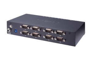 8-портовый преобразователь USB в RS-232/422/485, изоляция 2 кВ