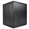 ЦМО Шкаф телекоммуникационный настенный разборный ЭКОНОМ 18U (600 x 350) дверь металл, цвет черный (ШРН-Э-18.350.1-9005)