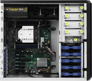 Сервер IRU Rock W9105P 1x4214 1x16Gb 1x500Gb M.2 SSD C621 AST2500 2x1Gb/s 1x550W w/o OS (2158438)