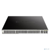 D-Link DGS-1210-52MP/FL1A Управляемый L2 коммутатор с 48 портами 10/100/1000Base-T и 4 комбо-портами 100/1000Base-T/SFP (48 портов PoE 802.3af/at, PoE