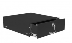 Ящик выдвижной для документации ЦМО ТСВ-Д-3U.450-9005 3U 19" 450мм черный (упак.:1шт)