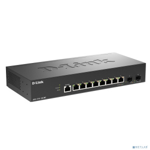 D-Link DGS-1210-10X/ME/C1A Управляемый L2 коммутатор с 8 портами 10/100/1000Base-T и 2 портами 10GBase-X SFP+