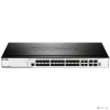 D-Link DGS-3000-28SC/A1A Управляемый L2 стекируемый коммутатор с 20 портами 100/1000Base-X SFP, 4 комбо-портами 100/1000Base-T/SFP и 4 портами 10GBase