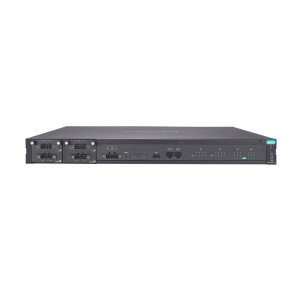 Модульный управляемый коммутатор L3 с 12 портами 10GbE SFP+, 2 слотами для интерфейсных модулей расширения, 2 слотами для модулей питания, PoE, с расш