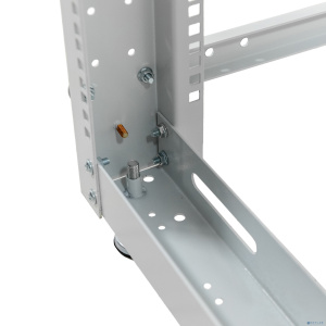 NTSS Стойка серверная NTSS OR двухрамная 24U 600-1000мм, комплект ножек, серый RAL 7035 NTSS-2POR24U/600-1000