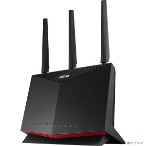 Роутер беспроводной Asus RT-AX86U PRO AX5700 10/100/1000/2500BASE-TX/4G ready cat.6 черный