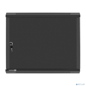 Exegate EX298620RUS Шкаф телекоммуникационный 19" настенный 9U ExeGate EC-WM-9U.600.M.BLACK (19”, 9U, 600x600x500mm (ШхГхВ), передняя дверь металл, съ
