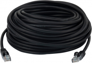 Патч-корд Buro UTP 4 пары cat.5E CCA molded 20м черный RJ-45 (m)-RJ-45 (m)