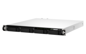 Система хранения данных QNAP ENTERPRISE 1U/9bay 4C 3,4GhzCPU/16Gb(upto128Gb)/upto 265HDD with TL-R1620Sep-RP/4xUSB3.2/1xExp.slot/2x2,5Gb 2x10Gb(BASE-T