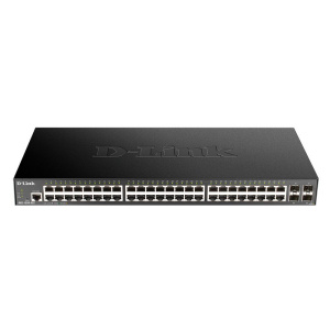 Коммутатор D-Link DGS-1250-52X/A1A L2 Smart Switch with 48 10/100/1000Base-T ports and 4 10GBase-X SFP+ ports {5} (443015)