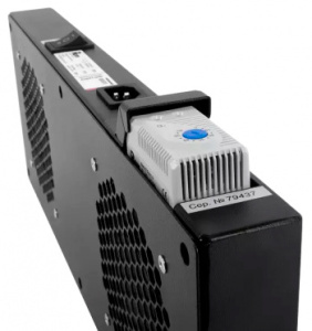 Модуль вентиляторный Rem (R-FAN-2T-9005) 2 вент. черный (упак.:1шт)