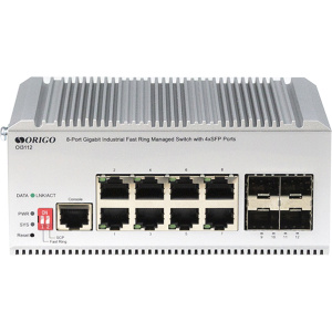 ORIGO OI3112/A1A Промышленный управляемый L2 коммутатор 8x1000Base-T, 4x1000Base-X SFP ORIGO OI3112/A1A Промышленный управляемый L2 коммутатор 8x1000Base-T, 4x1000Base-X SFP