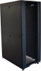 Шкаф коммутационный Lanmaster (LAN-DC-CBP-48UX8X12) напольный 48U 800x1200мм пер.дв.перфор. задн.дв.перфор.2-хст. 1500кг черный