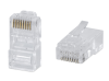 Cabeus 8P8C-C6 RJ-45 под витую пару, категория 6 , универсальный (для одножильного и многожильного кабеля) для проводников с толщиной по изоляции до 1 Cabeus 8P8C-C6 RJ-45 под витую пару, категория 6 , универсальный (для одножильного и многожильного кабеля) для проводников с толщиной по изоляции до 1