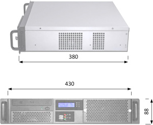 FRONT Rack P420 2U/i5-10500/16GBx2/1TBx2+256GB/NoOS