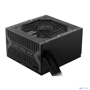 Блок питания ПК/ Power Supply MSI MAG A550BN, 550W 80+ Bronze (ATX, Non modular, 1x24(20+4)pin, 1xCPU 8(4+4)pin, 2xPCIe*2 8(6+2)pin, 5xSATA3, 2xMOLEX4