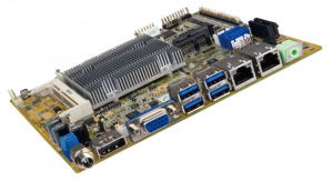Промышленная плата tKINO-BW-N2, форм-фактор Thin Mini-ITX, процессор Intel Celeron N3060 1.6ГГц, 2x 204-pin SO-DIMM DDR3L, 6x COM, 2x SATA III, 6x USB
