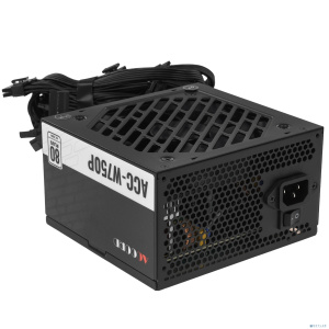 Accord ACC-W750P ATX 750W ACC-W750P 80+ white (20+4pin) 120mm fan 6xSATA RTL
