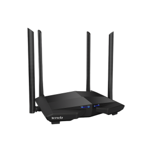 Маршрутизатор Tenda AC10 Двухдиапазонный гигабитный Wi-Fi роутер AC1200 до 300 Мбит/с на 2,4 ГГц + до 867 Мбит/с до 5 ГГц, LAN 3x1 Гбит/с, WAN 1x1 Гби