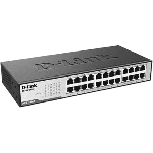 Коммутатор D-LINK Коммутатор/ DES-1024D Unmanaged Switch 24x100Base-TX, metal case