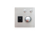 Трекбол вандалозащищённый K-TEK-B120-38-OTB-RM-DWP-USB IP65, нержавеющая сталь, шар 38 мм , отдельное колесо прокрутки , монтаж в панель, USB