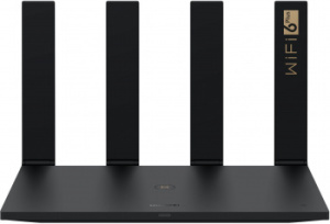 Роутер беспроводной Huawei AX3 Pro WS7206-20 (WiFi AX3 Pro) (53039947) AX3000 10/100/1000BASE-TX черный