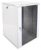 Шкаф коммутационный ЦМО ШРН-ЭКОНОМ (ШРН-Э-18.650) настенный 18U 600x650мм пер.дв.стекл 65кг серый 600мм 31.8кг 180град. 930мм