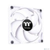 Кулер для компьютерного корпуса, Thermaltake, CT120 PC Cooling Fan White, CL-F151-PL12WT-A, 120мм вентилятор, 500-2000об.мин, 4pin PWM, 57.05CFM, 25.8
