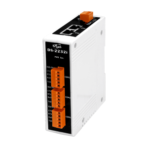 3-портовый преобразователь Modbus TCP в Modbus RTU/ASCII (RS-232) с возможностью питания по PoE, с изоляцией последовательного порта
