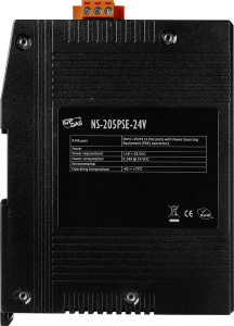 Коммутатор 5 x PoE 10/100BaseTX, питание 24 В пост.