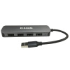 D-Link DUB-H4/B/D1A Компактный концентратор с 4 портами USB 2.0