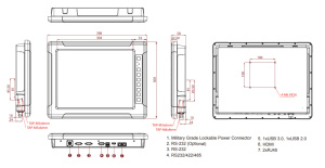 Панельный безвентиляторный компьютер R15IB3S-MLA3HB/GS, дисплей 15",1024 x768, 1000 нит с HB решение, процессор Intel Celeron N2930, 1.83 ГГц, 4 Гб D