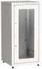 ITK Шкаф LINEA E 24U 600х600мм двери 2шт стек. и метал. сер.