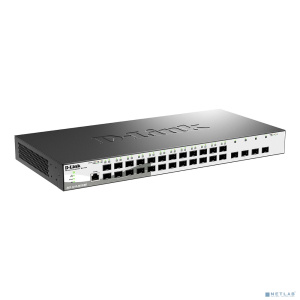 D-Link DGS-1210-28XS/ME/B2A Управляемый L2 коммутатор с 24 портами 100/1000Base-X SFP и 4 портами 10GBase-X SFP+