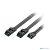 Hyperline GTN-360HDB Стяжка нейлоновая неоткрывающаяся, безгалогенная (halogen free), 360x8.6x2 мм, полиамид 11/12, outdoor, устойчивость к UV, -40°C