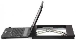 КВМ консоль ATEN 1U Ultra Short Depth 18.5” Short Depth USB HDMI Single Rail LCD Console (1920 x 1080)
