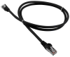 Патч-корд LANMASTER LSZH FTP кат.5e, 1.0 м, черный Патч-корд LANMASTER LSZH FTP кат.5e, 1.0 м, черный