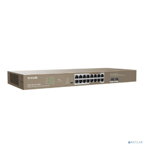 TENDA TEG1118P-16-250W Коммутатор в стойку 16-Ports 10/100/1000 Base-T + 2-Ports 1000 Base-X SFP ports 16-Ports PoE(PoE бюджет 230W)