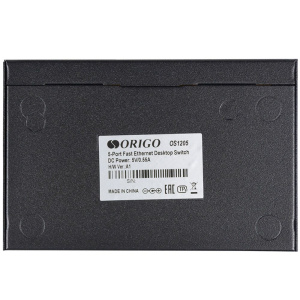 Неуправляемый коммутатор ORIGO OS1205/A1A 5x100Base-TX, корпус металл