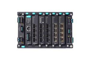 Модульный управляемый коммутатор 2 уровня с 4 портами Gigabit Ethernet, 4 слотами для установки 4-портовых модулей GE/FE (до 16 портов) и 2 слотами дл