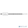Hyperline GTK-300STC Стяжка нейлоновая неоткрывающаяся, безгалогенная (halogen free), 300x4.8мм, с площадкой для маркера (100 шт)