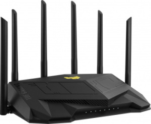 Роутер беспроводной Asus TUF-AX5400 AX5400 10/100/1000BASE-TX/4G ready черный