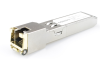 Медный SFP модуль OSNOVO SFP-TP-RJ45(1G) Медный SFP модуль Gigabit Ethernet с разъемом RJ45. Скорость 1000 Мбит/с. Интерфейс: SERDES. Расстояние перед