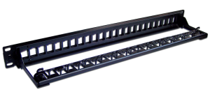 Патч-панель наборная 19", неэкранированная, 24 порта, 1U