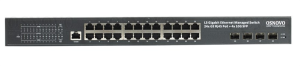 PoE Коммутатор OSNOVO SW-24G4X-1L Управляемый L3 PoE коммутатор на 24xGE RJ-45 c PoE + 4х10G SFP+ порта. Порты: 2 x GE (10/100/1000 Base-T) с PoE (до PoE Коммутатор OSNOVO SW-24G4X-1L Управляемый L3 PoE коммутатор на 24xGE RJ-45 c PoE + 4х10G SFP+ порта. Порты: 2 x GE (10/100/1000 Base-T) с PoE (до