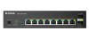 Коммутатор D-Link Управляемый L2 PoE-коммутатор, 8x2.5GBase-T PoE (2 порта PoE 802.3bt 60 Вт), 2x10GBase-X SFP+, PoE-бюджет 120 Вт, защита от статичес