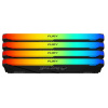 Память DDR4 4x8GB 3600MHz Kingston KF436C17BB2AK4/32 Fury Beast RGB RTL Gaming PC4-28800 CL17 DIMM 288-pin 1.35В kit single rank с радиатором Ret