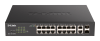коммутатор D-Link EasySmart L2 Switch 16х1000Base-T PoE, 2xCombo 1000Base-T/SFP, PoE Budget 130W